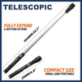 🔦  Multifunctional Magnetic Telescopic Flashlight – Extendable, 360° Gooseneck, Super Bright 🛠️