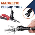 🔦  Multifunctional Magnetic Telescopic Flashlight – Extendable, 360° Gooseneck, Super Bright 🛠️