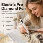 🖊✨ Uppladdningsbar elektrisk diamantpenna för DIY 💎🎨