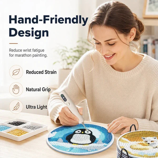 🖊✨ Uppladdningsbar elektrisk diamantpenna för DIY 💎🎨
